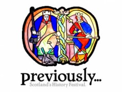 pairt echt o the podcast 'Scotland's Ain Kingly Hooses'. This year lang screed o podcasts in Scots reenges the history o Scotland's kingly hooses.